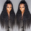 360 HD Lace Frontal Human Hair Brazilian Wigs 30 inch Natural Women Hair Wig PrePlucked Water Wave Curly Wig