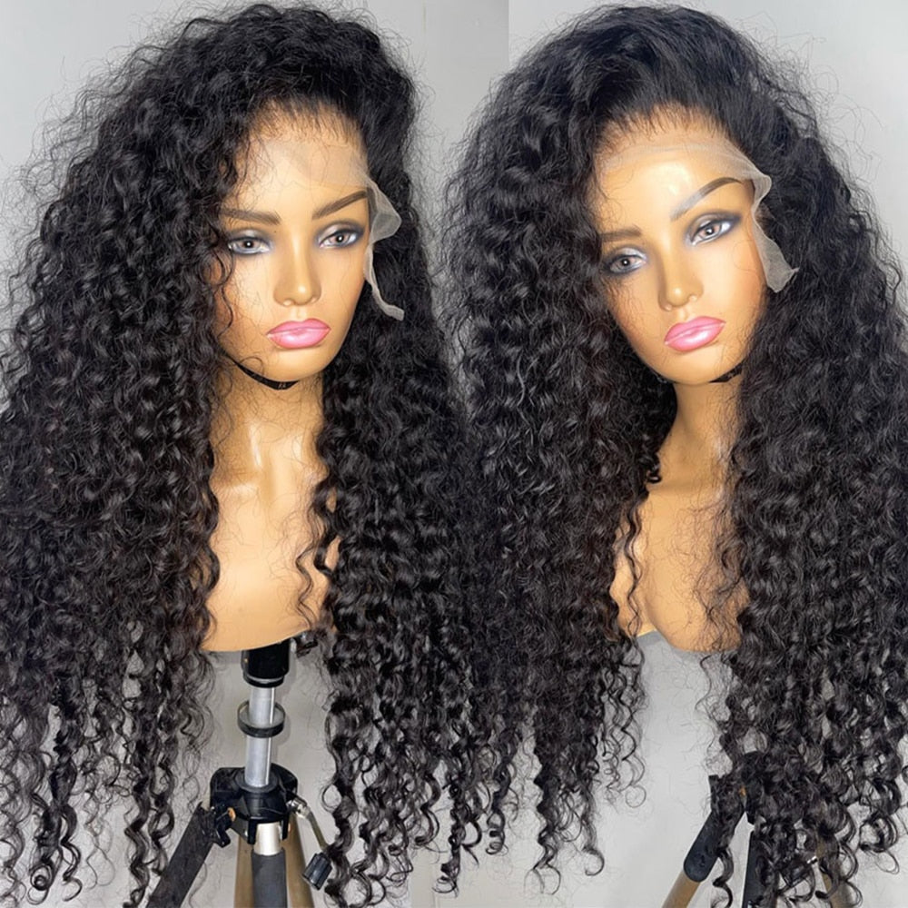 13x4 Brazilian hair deep wave frontal Wig